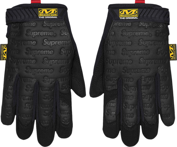 Supreme x Mechanix Leather Work Gloves 'Black'