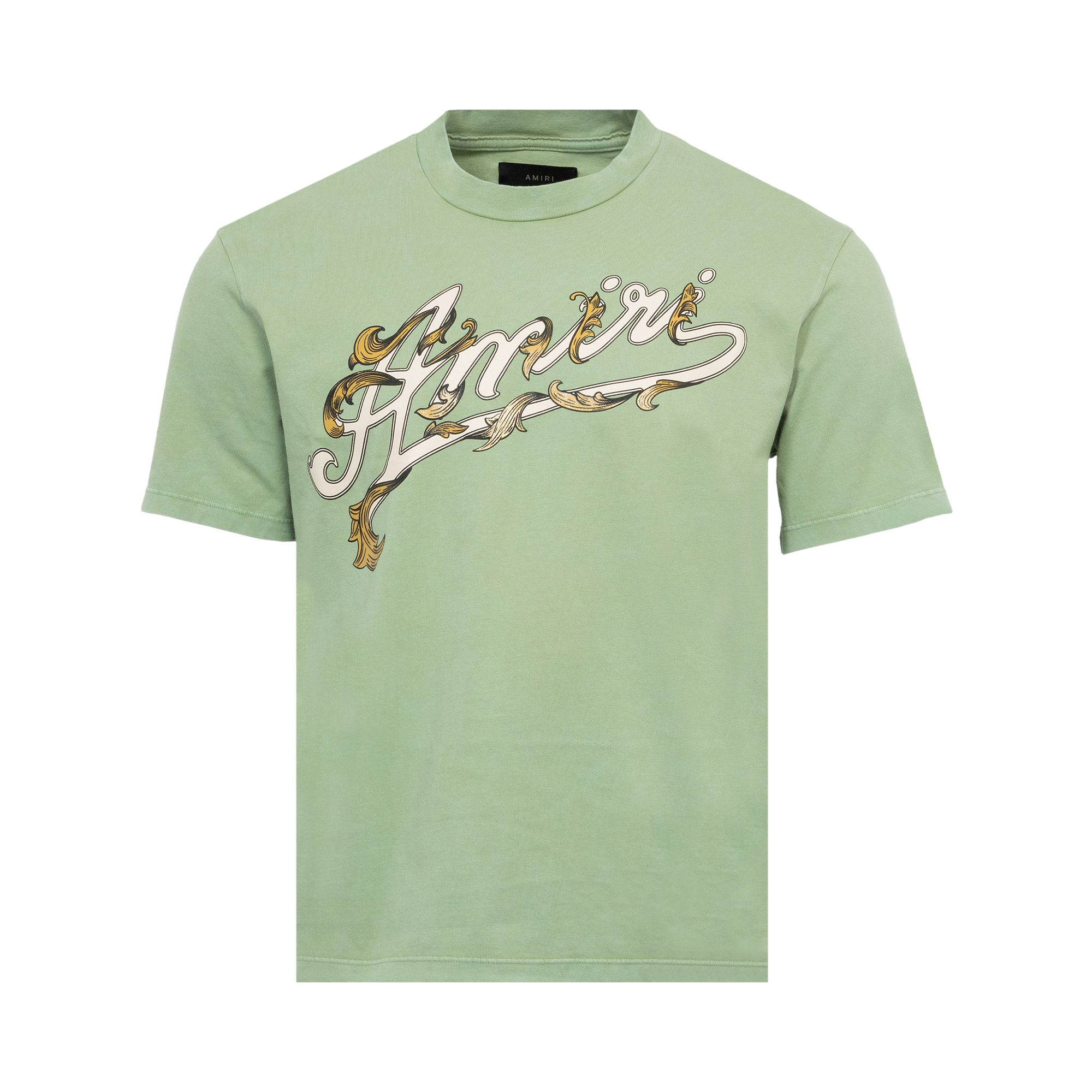 Pre-owned Amiri Filigree Tee 'mineral Green' | Men's Size Xxl