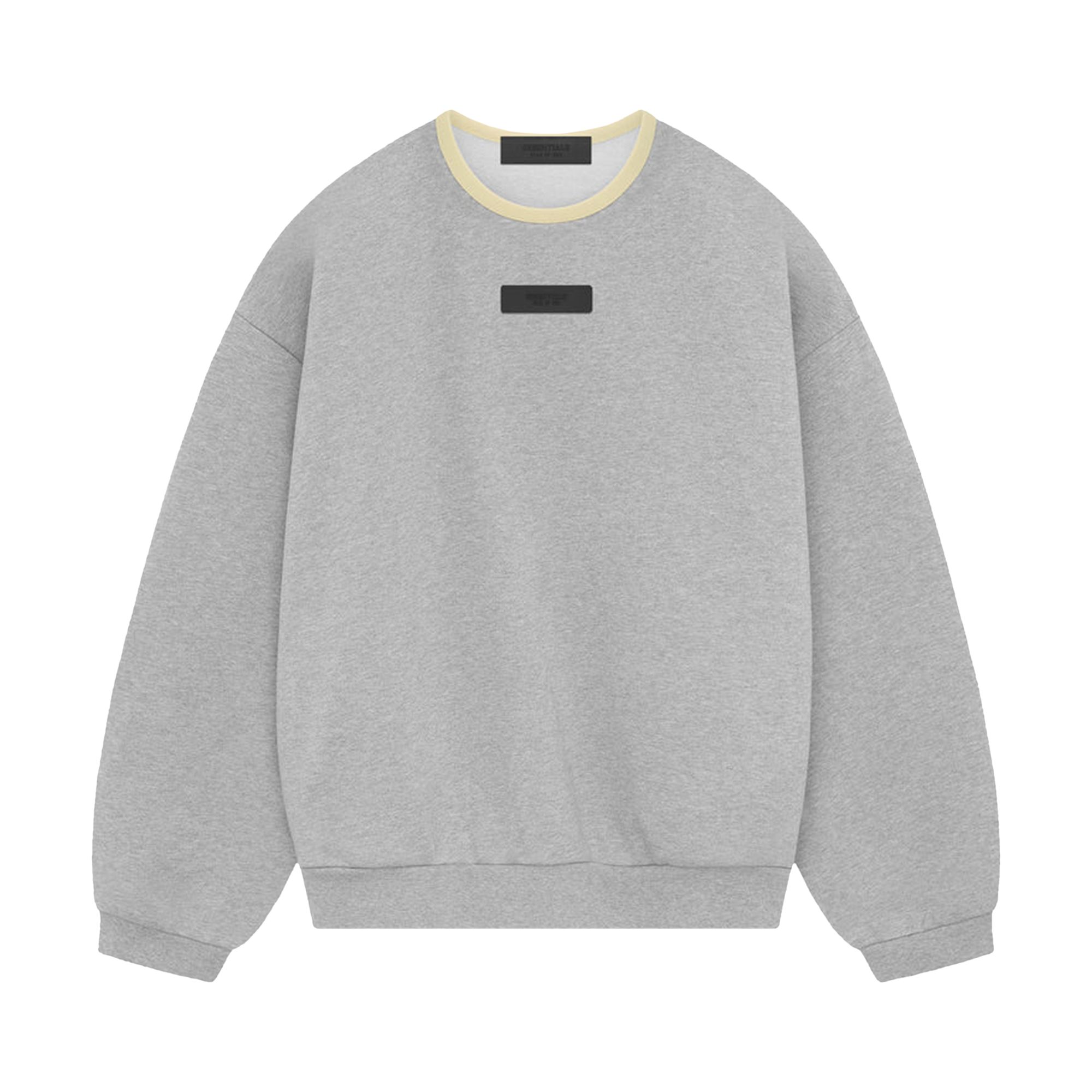Pre-owned Essentials Fear Of God  Crewneck Sweatshirt 'light Heather Grey'