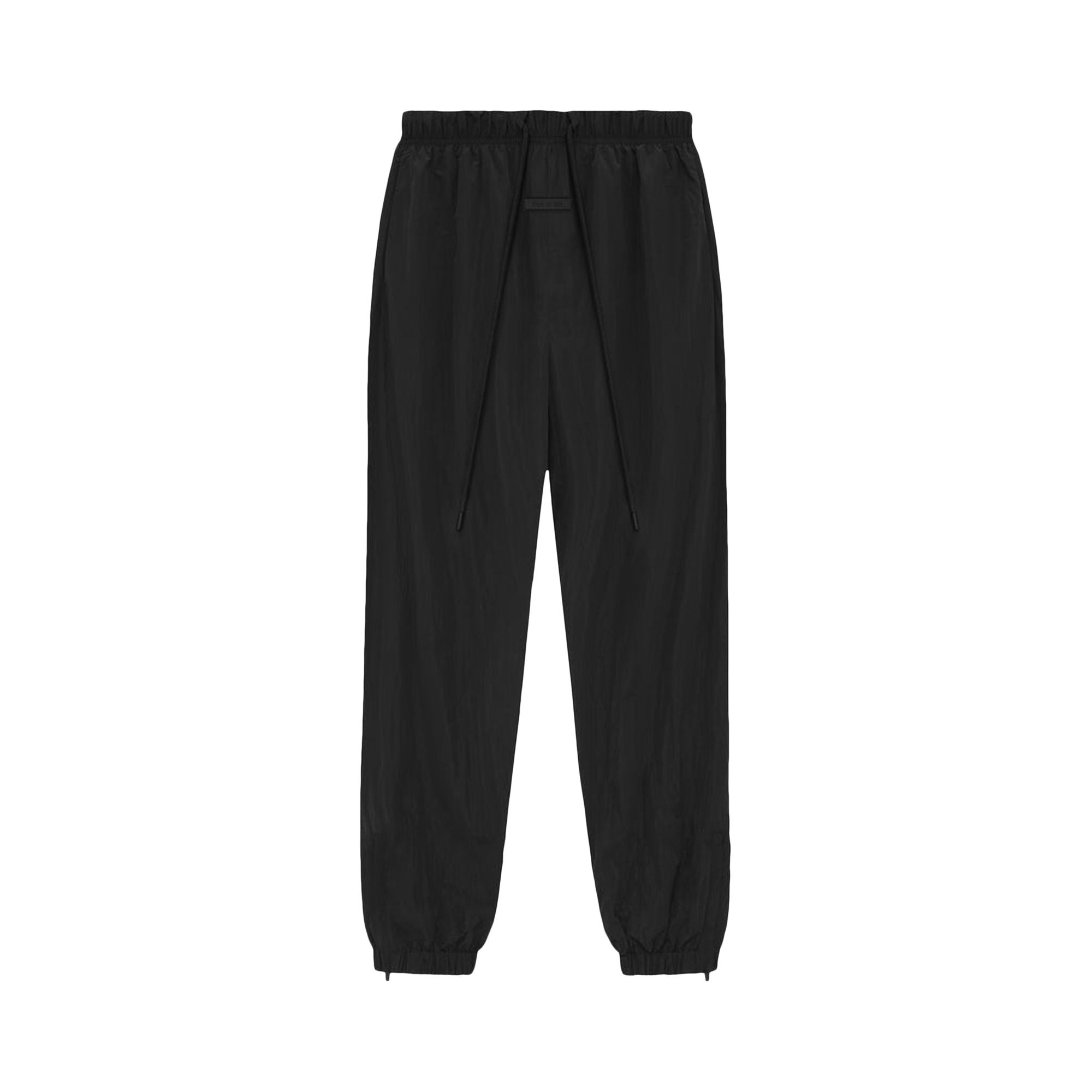 Pre-owned Essentials Fear Of God Crinkle Nylon Track Pants 'jet Black' | Men's Size S