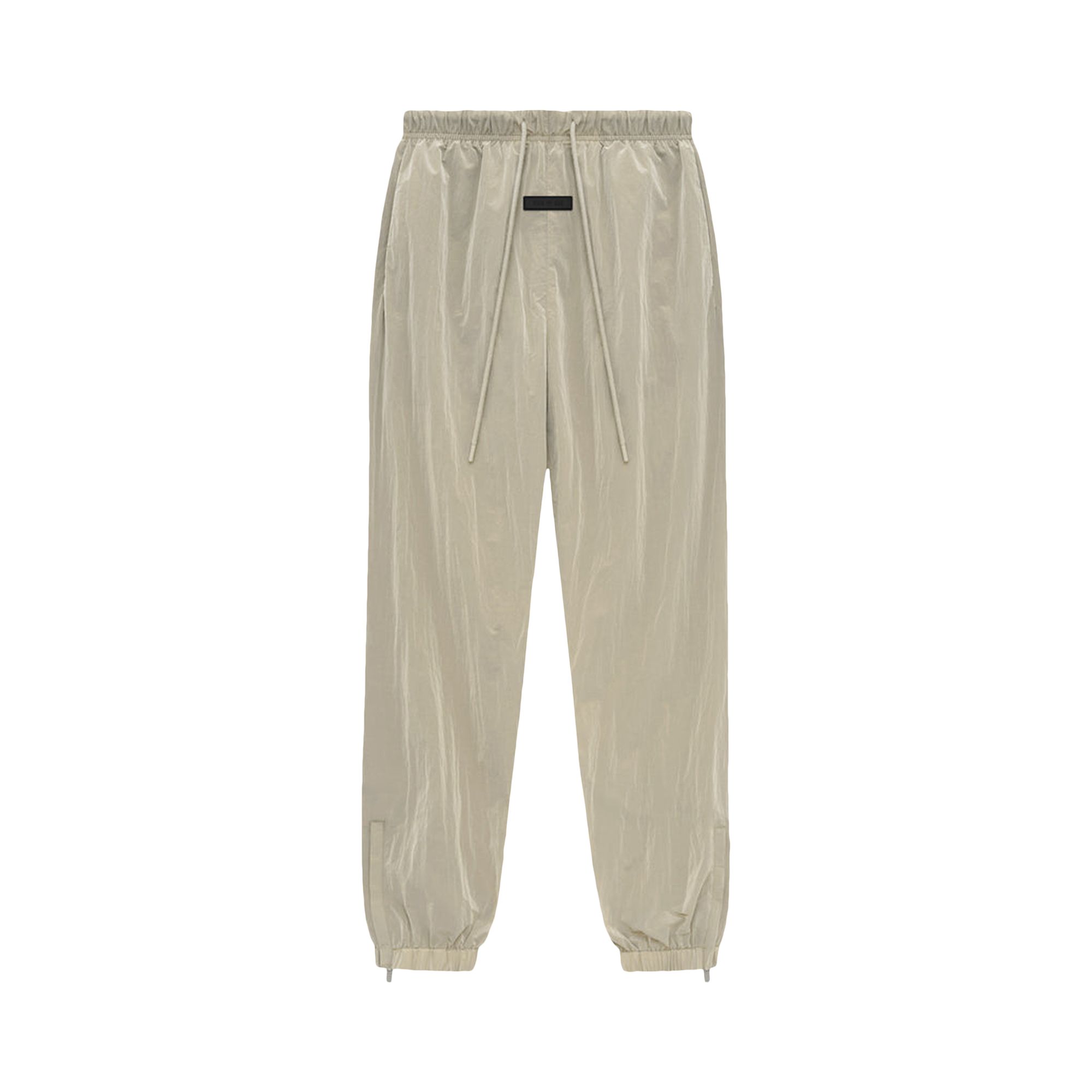 Pre-owned Essentials Fear Of God Crinkle Nylon Track Pants 'garden Yellow'