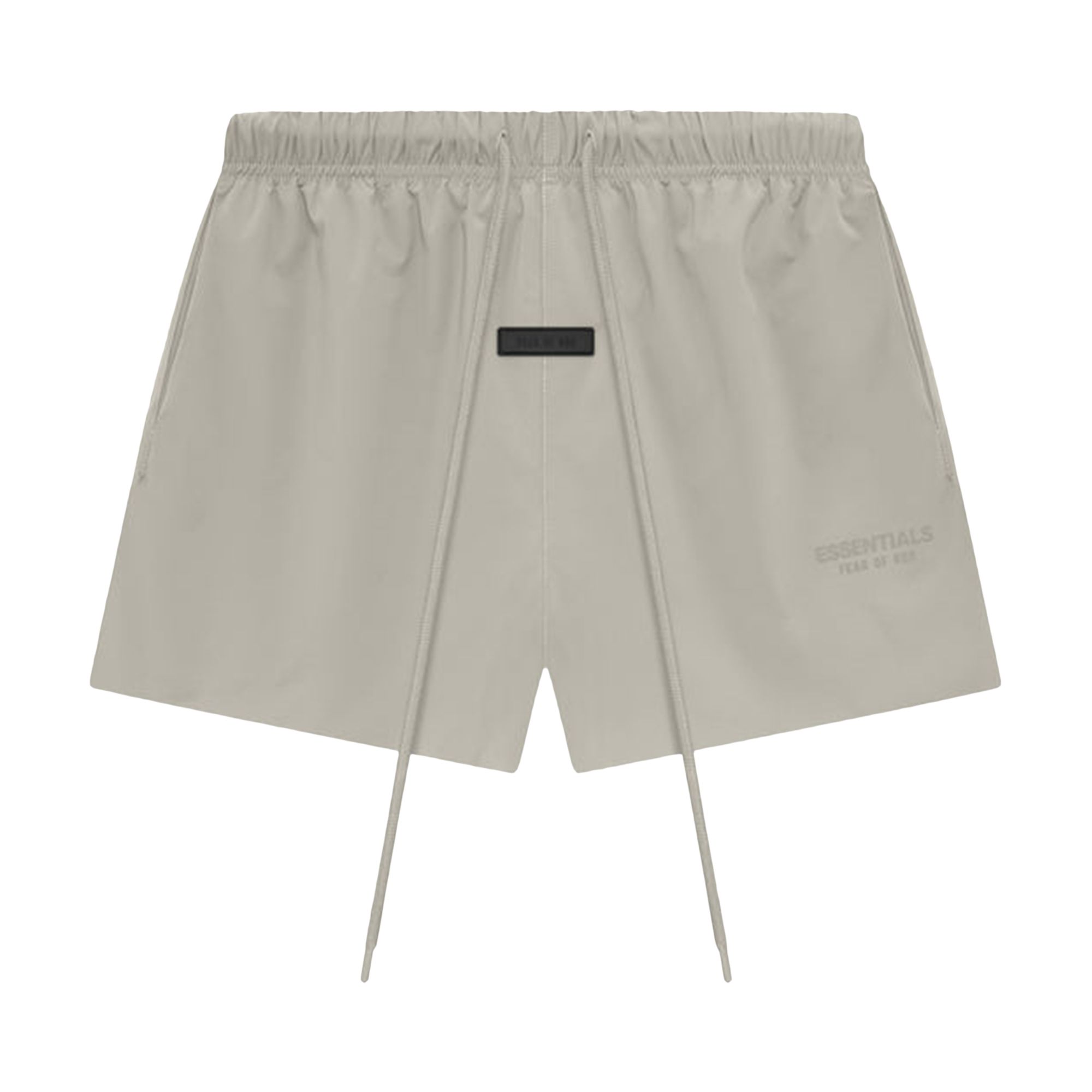 Pre-owned Essentials Fear Of God  Nylon Running Short 'seal' In Grey