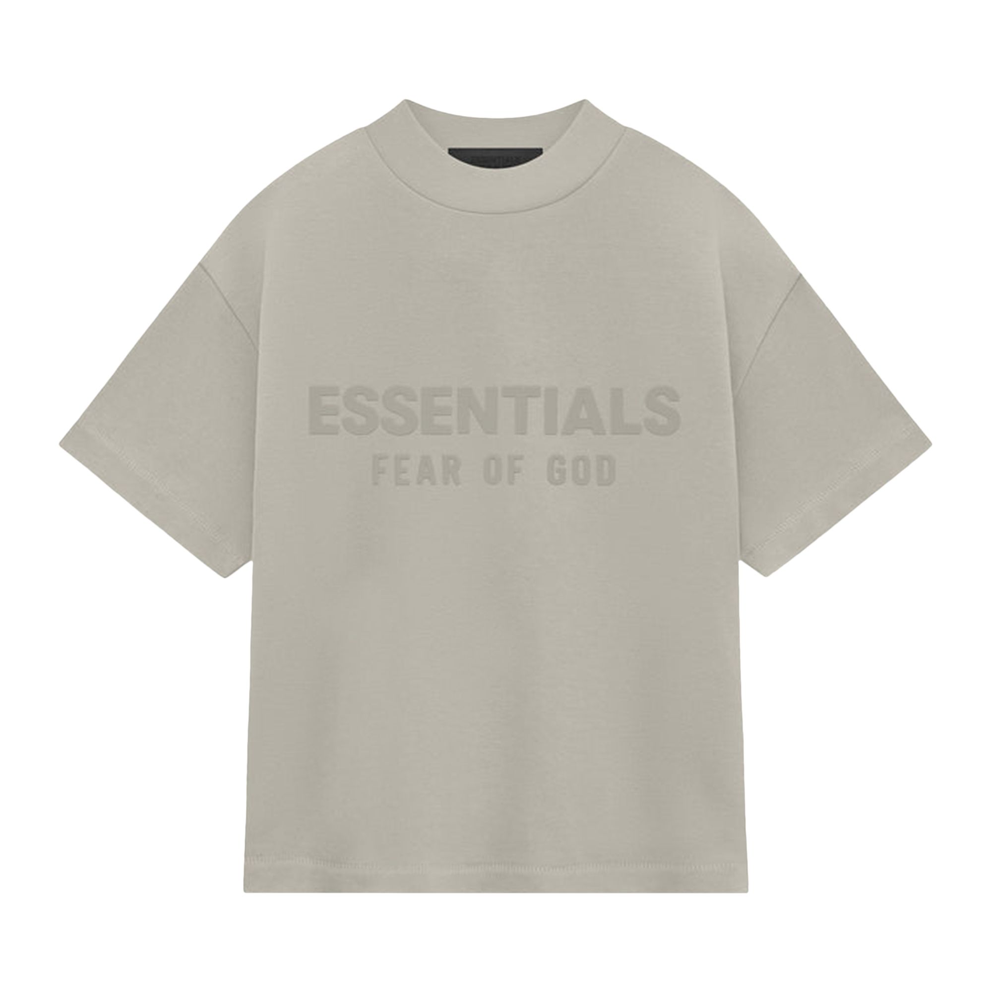 Fear of God Essentials Kids Crewneck T-Shirt 'Seal' | Grey | Kid's Size -2.5