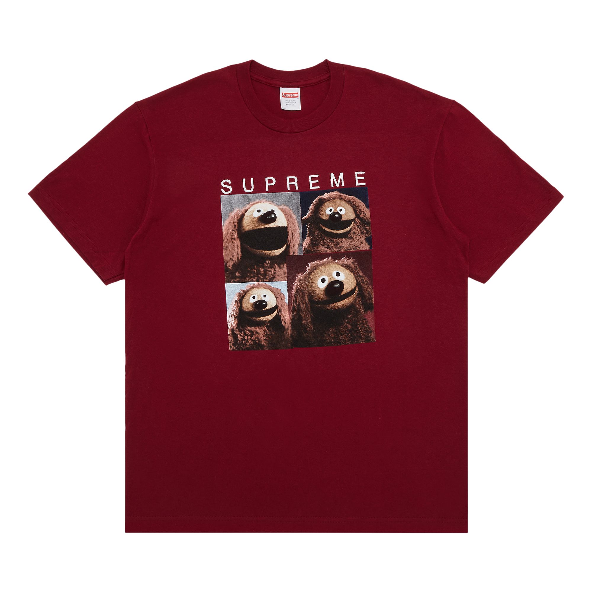 Pre-owned Supreme Rowlf Tee 'cardinal' In Red