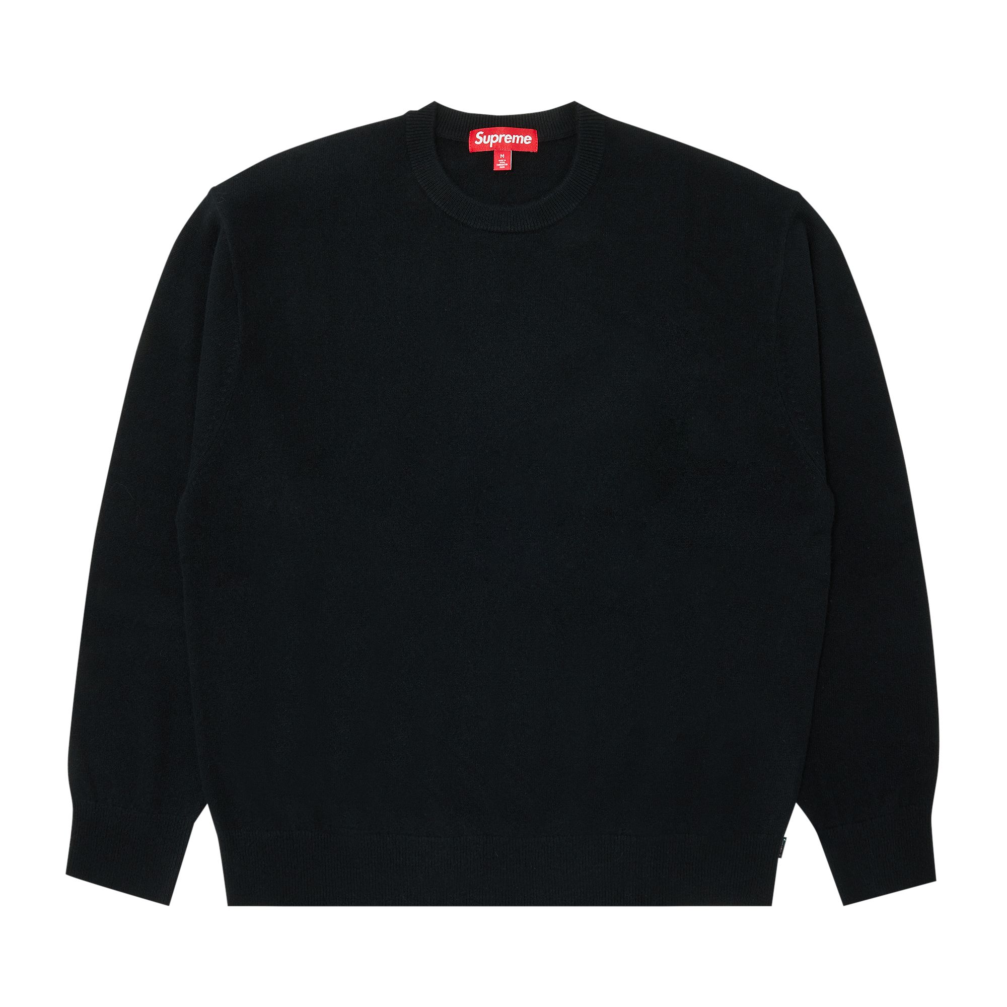 Pre-owned Supreme Cashmere Sweater 'black' | Men's Size M