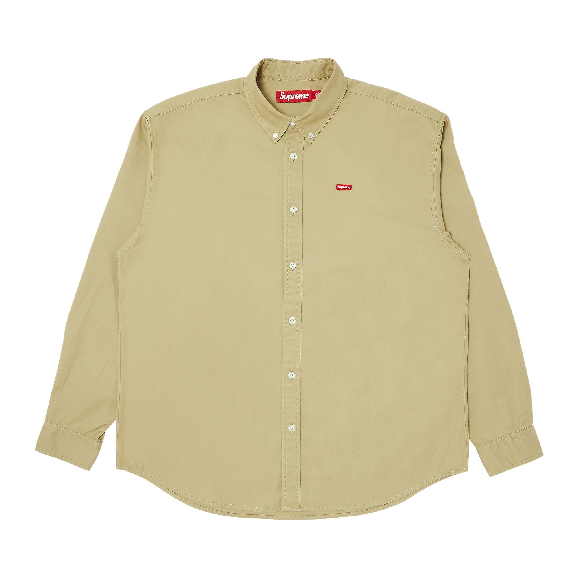 Supreme Small Box Shirt 'Tan' | Men's Size XL