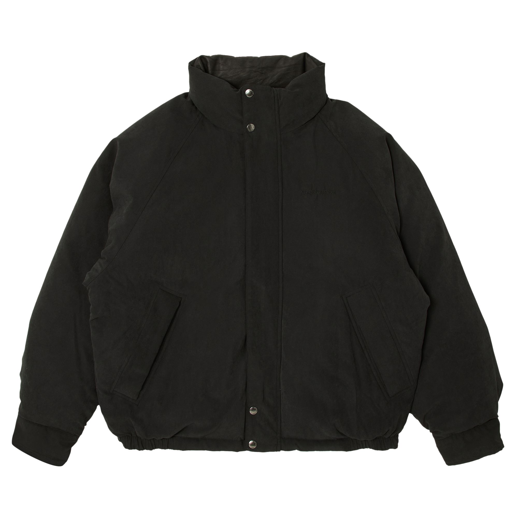 Supreme Reversible Down Puffer Jacket 'Black' | Men's Size XL