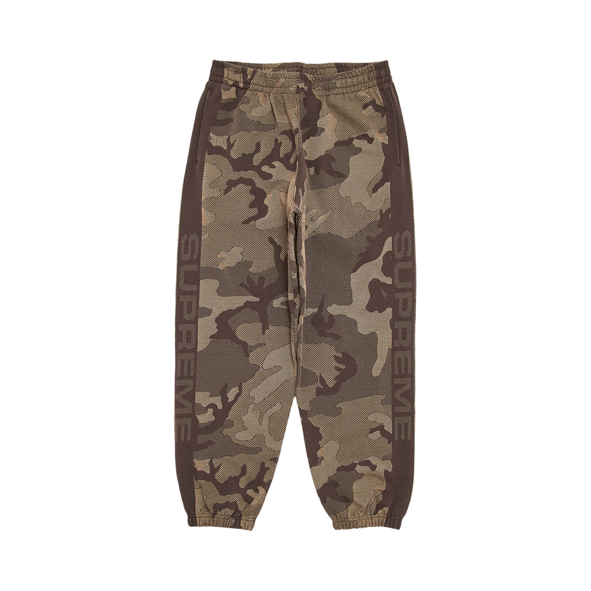 Pre-owned Supreme Jacquard Stripe Sweatpant 'brown Camo'