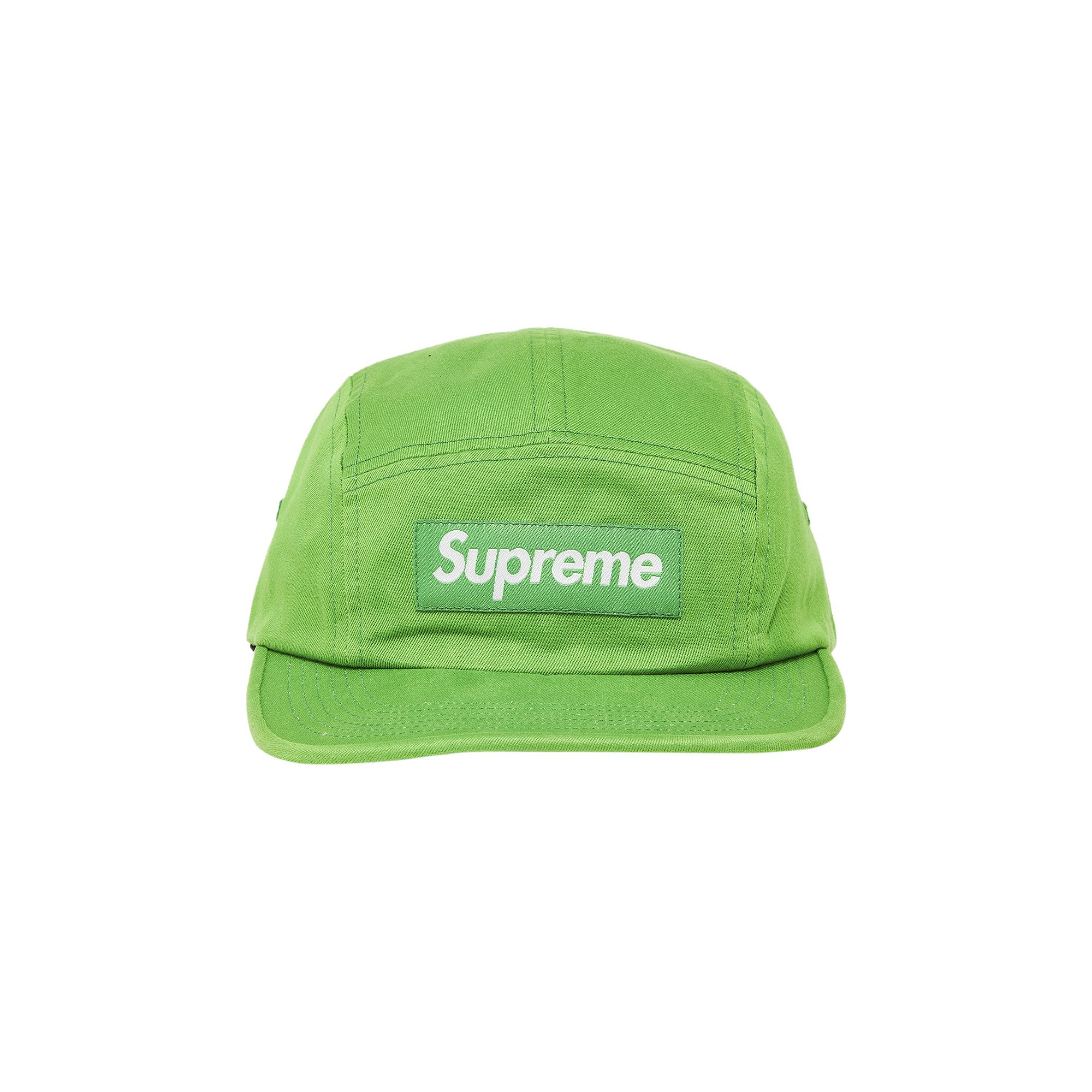 SUPREME SUPREME WASHED CHINO TWILL CAMP CAP 'GREEN'