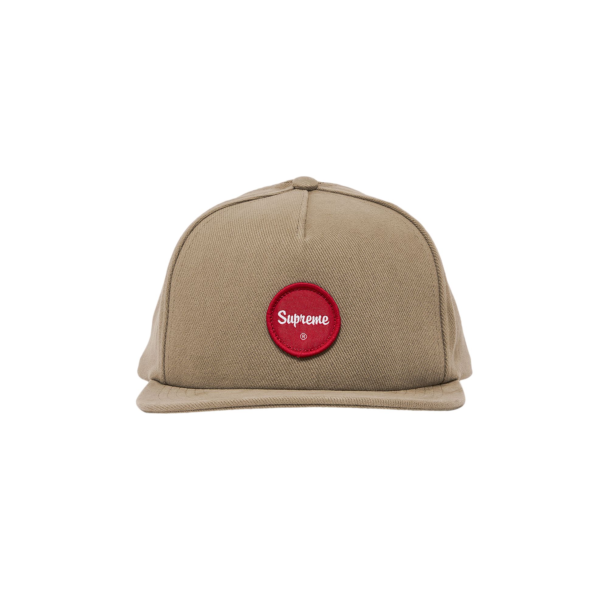 Supreme Twill Patch 5-Panel 'Khaki' | Brown | Men's Size Onesize