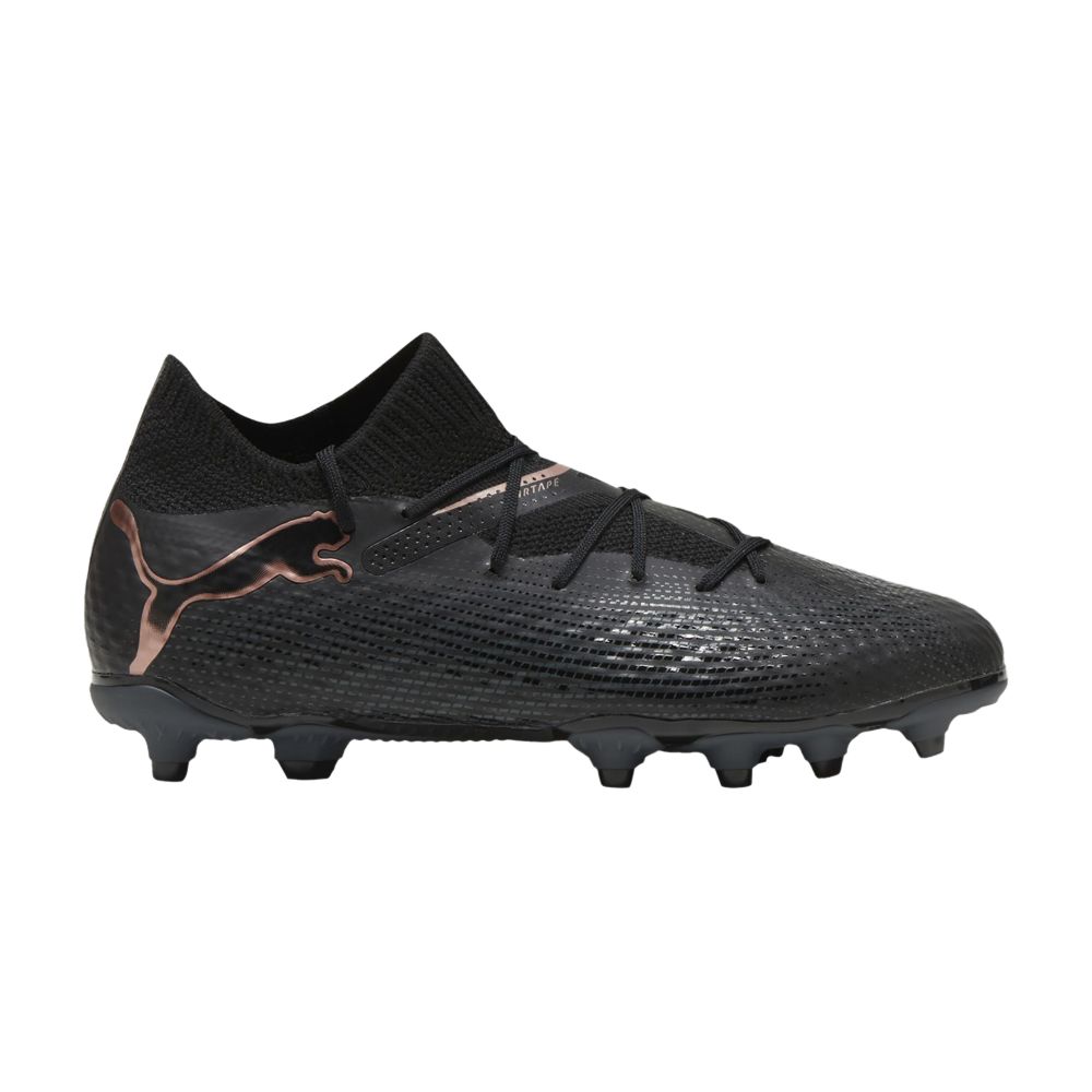 Pre-owned Puma Future Pro 7 Fg Ag Big Kid 'eclipse Pack' | Black | Kid's Size 6.5