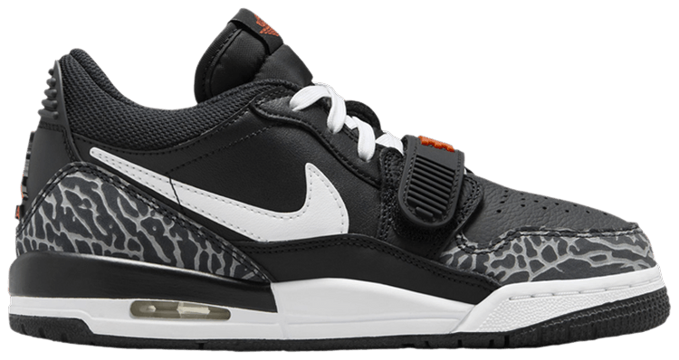 Jordan Legacy 312 Low GS 'Black White Safety Orange'