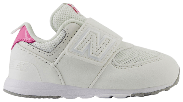 New Balance 574 New B Hook  Loop Toddler Sea Salt Real Pink