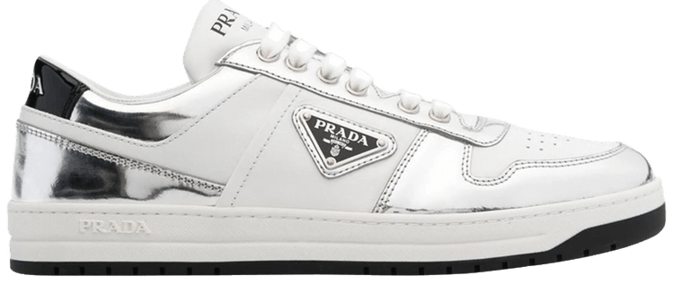 Wmns Prada Downtown Leather 'Silver White'