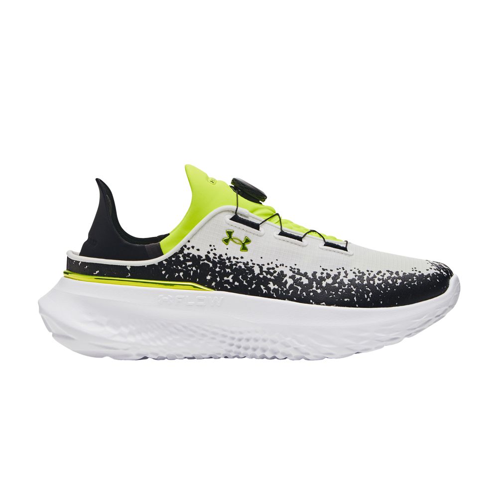 Pre-owned Under Armour Slipspeed Mega 'white High Vis Yellow'