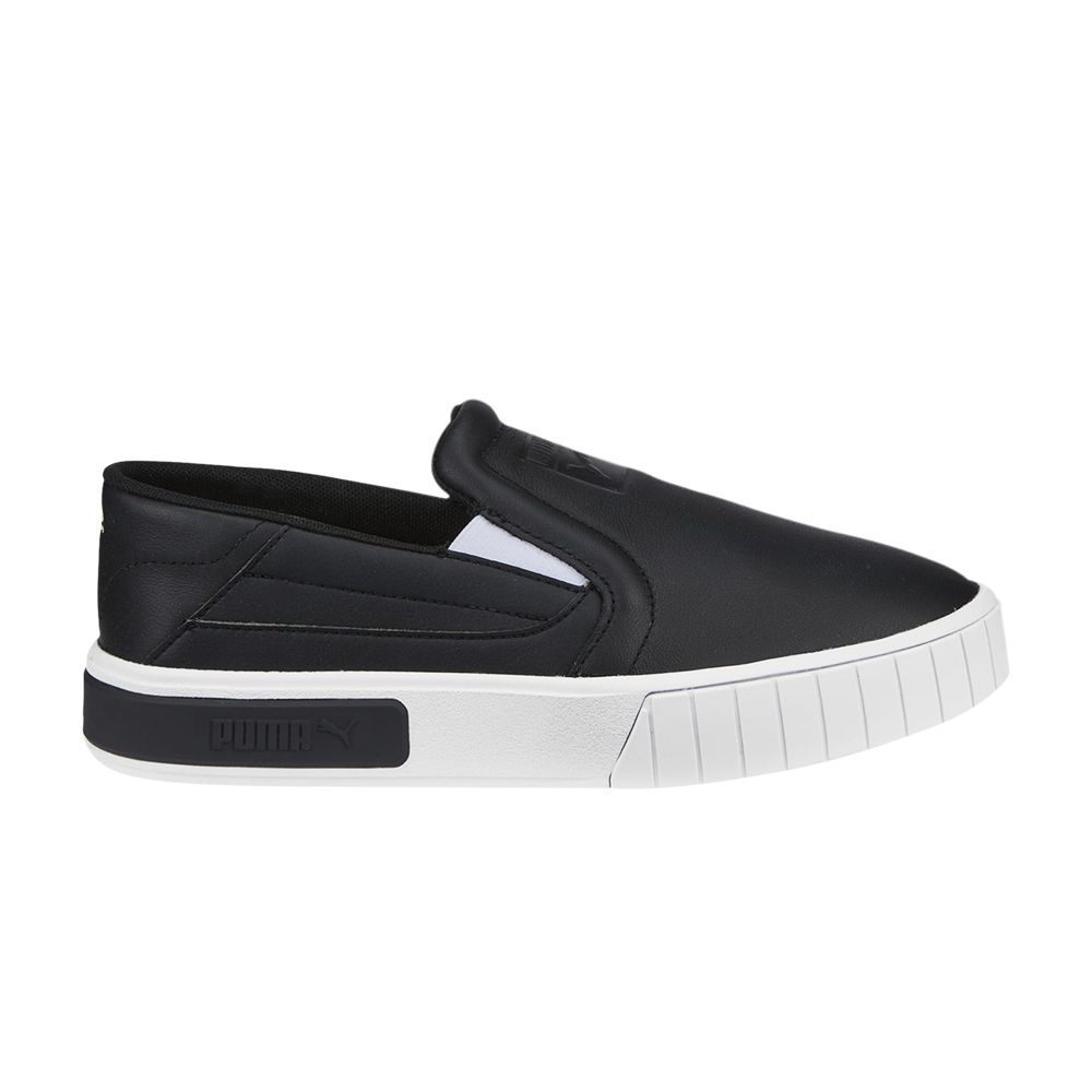 Pre-owned Puma Wmns Cali Star Slip-on 'black White'