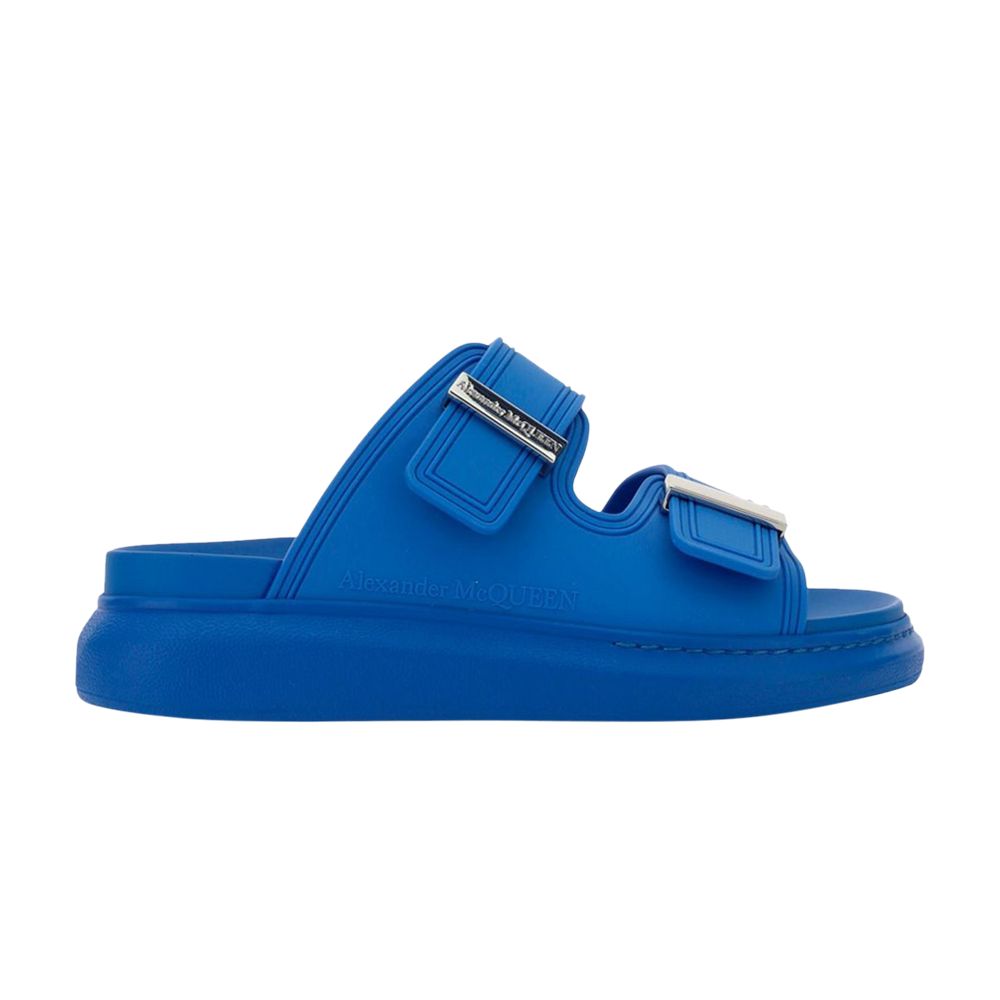 Pre-owned Alexander Mcqueen Wmns Hybrid Slide 'blue' | Women's Size 35