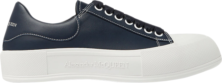 Alexander McQueen Deck Lace Plimsoll 'Navy Blue'