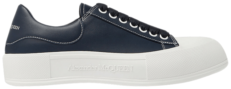 Alexander McQueen Deck Lace Plimsoll 'Navy Blue'