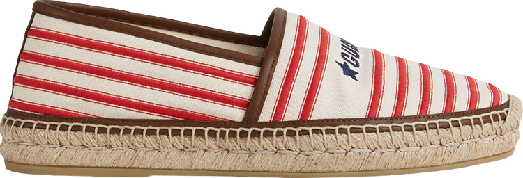 Gucci Espadrilles Embroidered Stripes