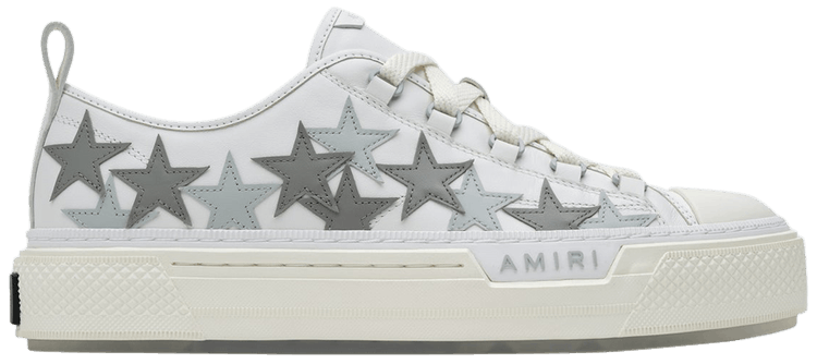 【AMIRI】男性用 STARS COURT LOW スニーカー AMFOSR1013 Buy Amiri Stars Court Low 'White Grey' - AMFOSR1013 139 | GOAT