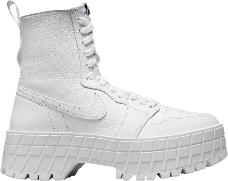 Wmns Air Jordan 1 High Brooklyn 'Triple White'