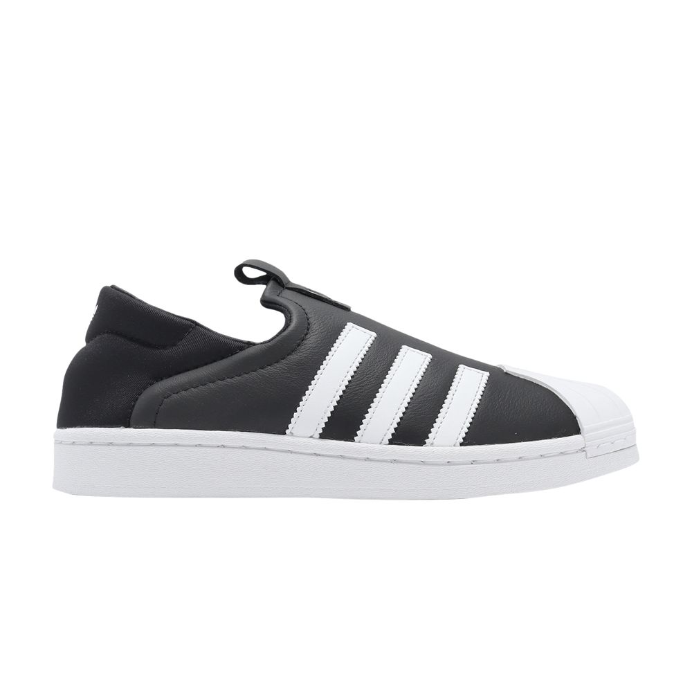 Pre-owned Adidas Originals Wmns Superstar Slip-on 'black White'