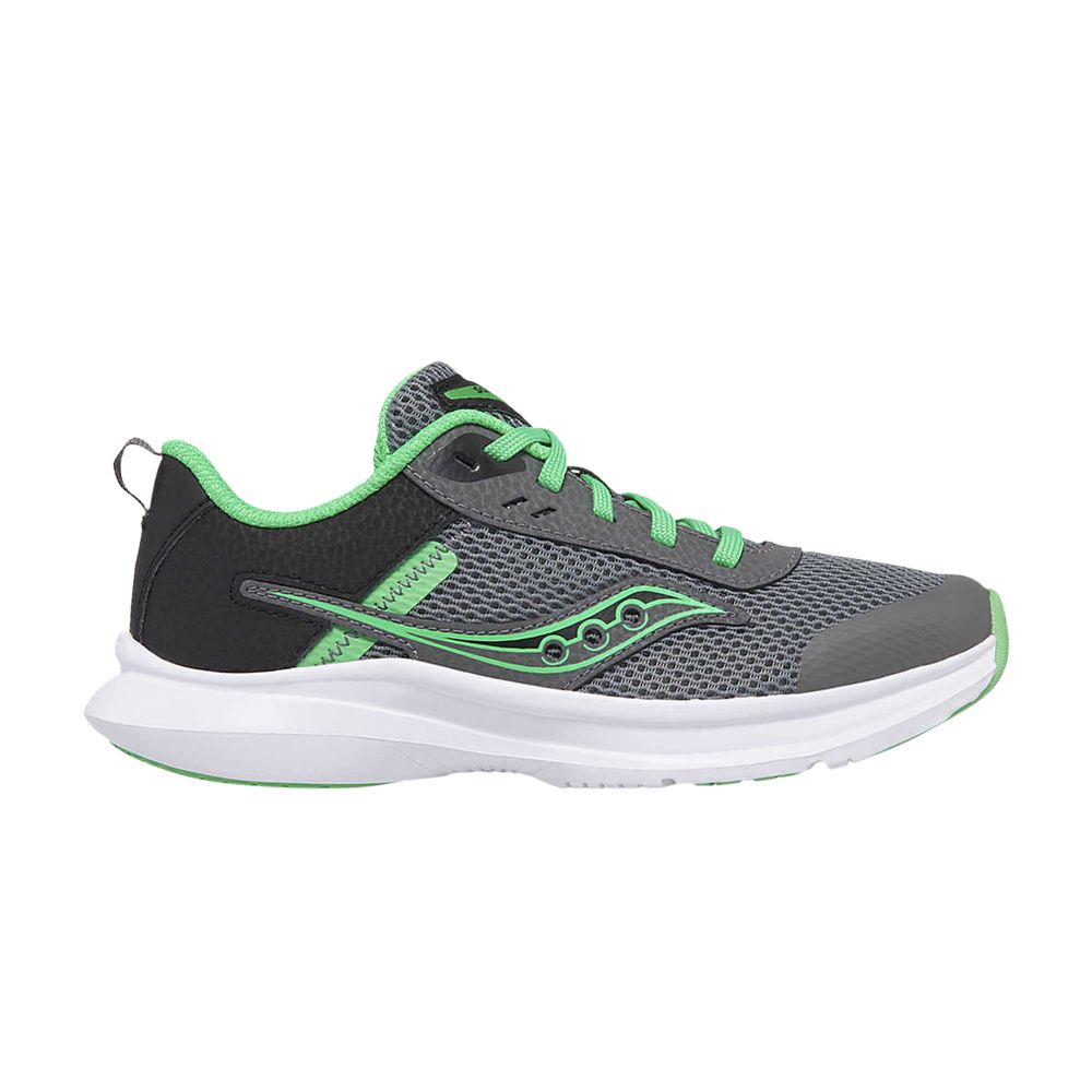 Pre-owned Saucony Axon 3 Big Kid 'grey Green' | Kid's Size 12 In Gray