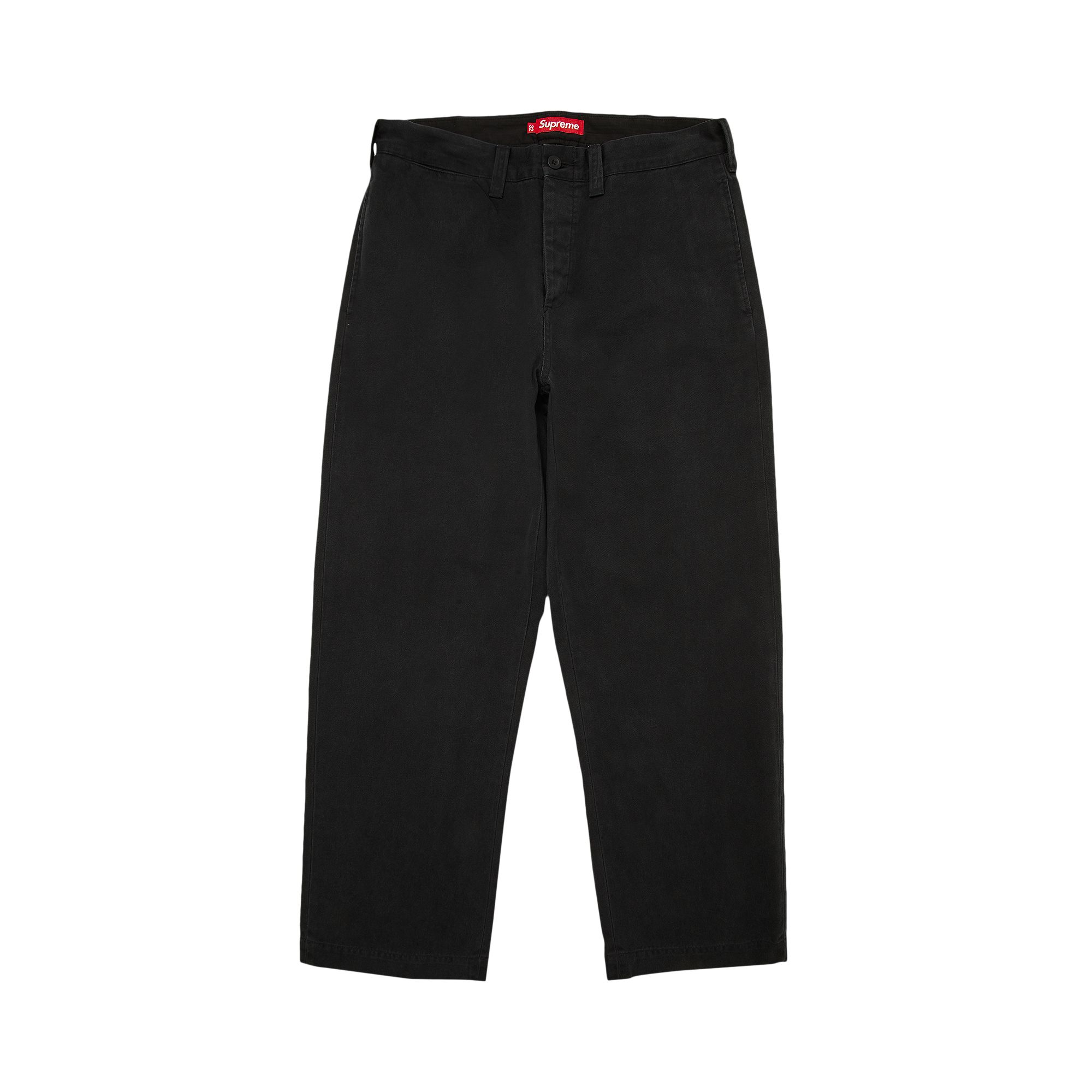 Supreme Chino Pant 'Black' | Men's Size 32