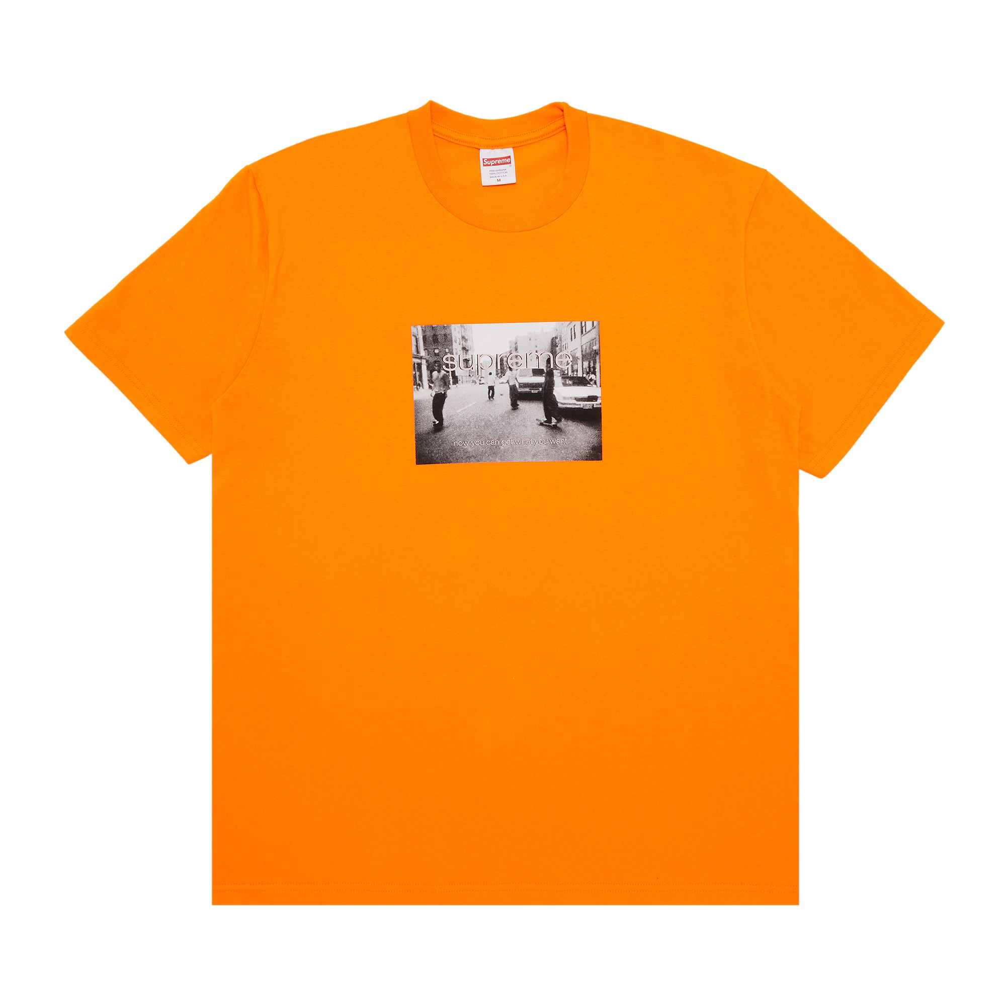 SUPREME SUPREME CREW 96 TEE 'ORANGE'