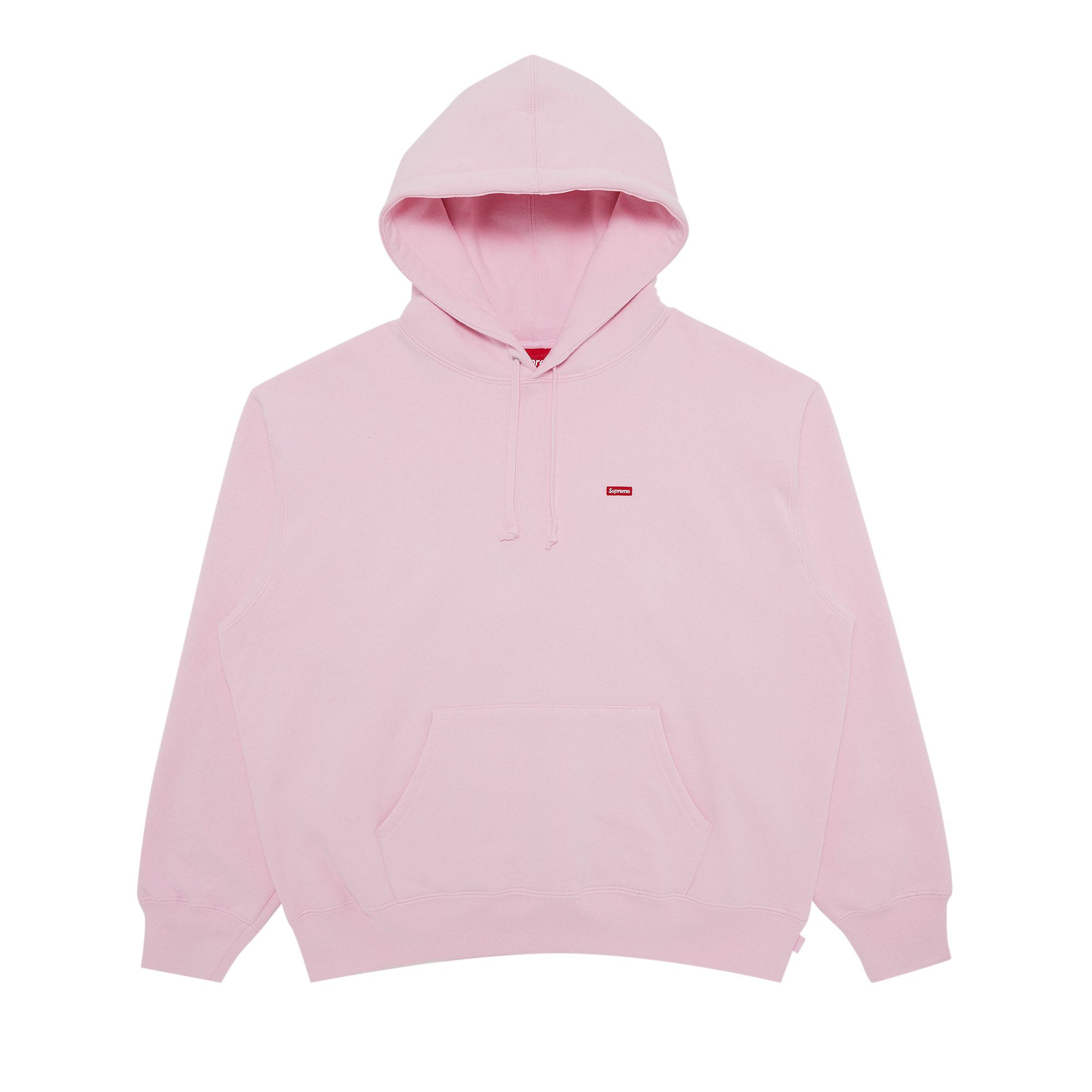 Supreme Small Box Hooded Sweatshirt 'Light Pink' | Men's Size M