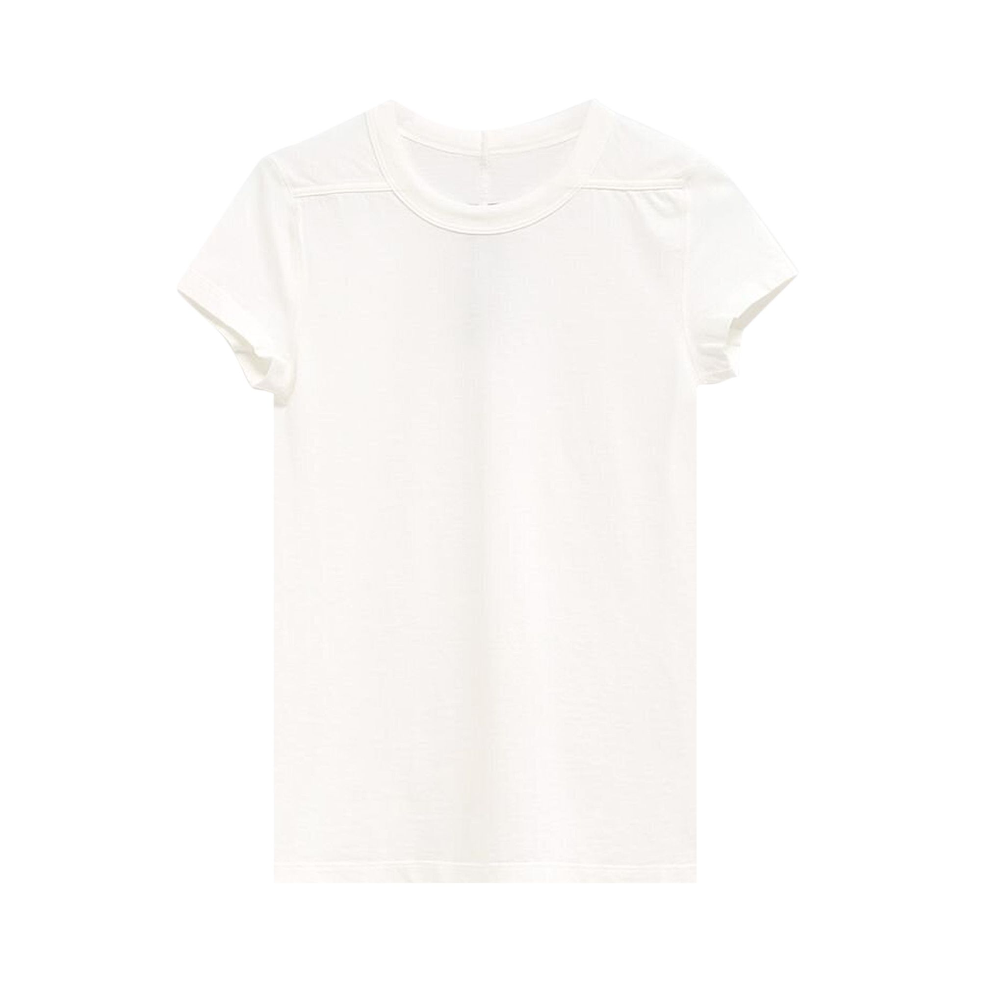 Rick Owens Crop T-Shirt 'Milk' | White | Women's Size 40