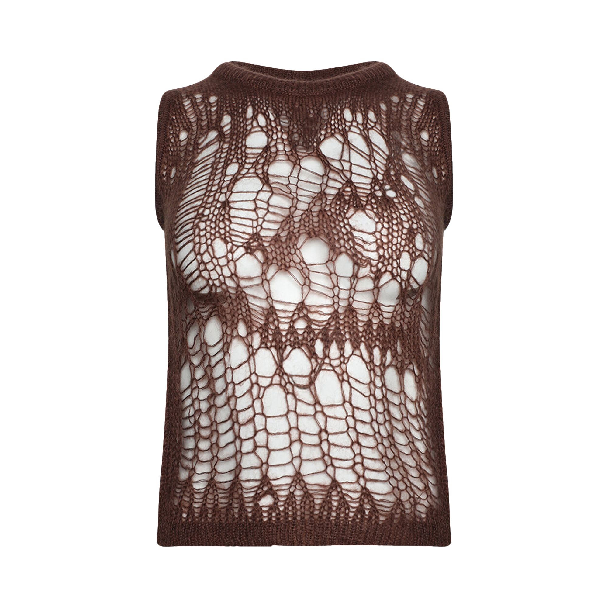 Pre-owned Rick Owens Spider Tank 'henna' | Brown | Women's Size M