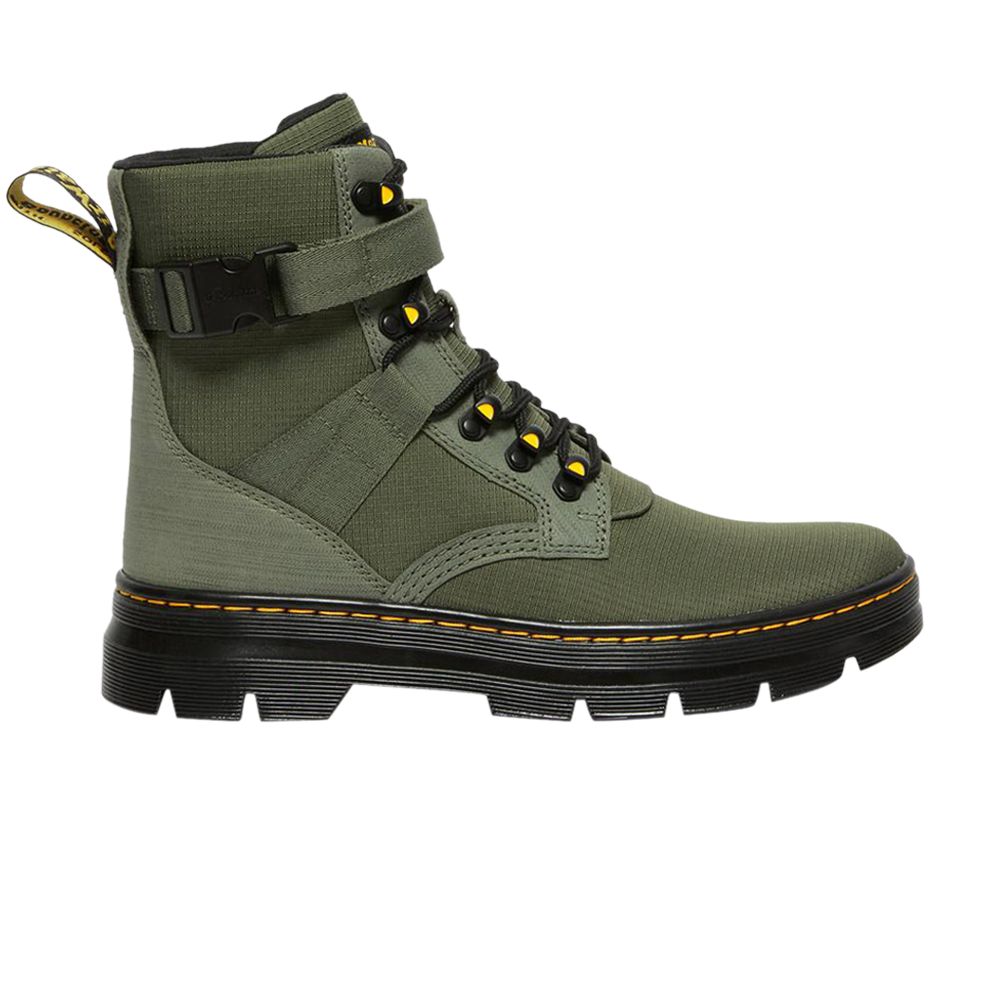 Pre-owned Dr. Martens Combs Tech 2 Utility Boot 'khaki Green'