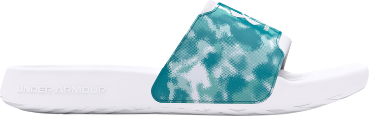 Wmns Ignite Select Graphic Slide 'White Turquoise Tie-Dye'