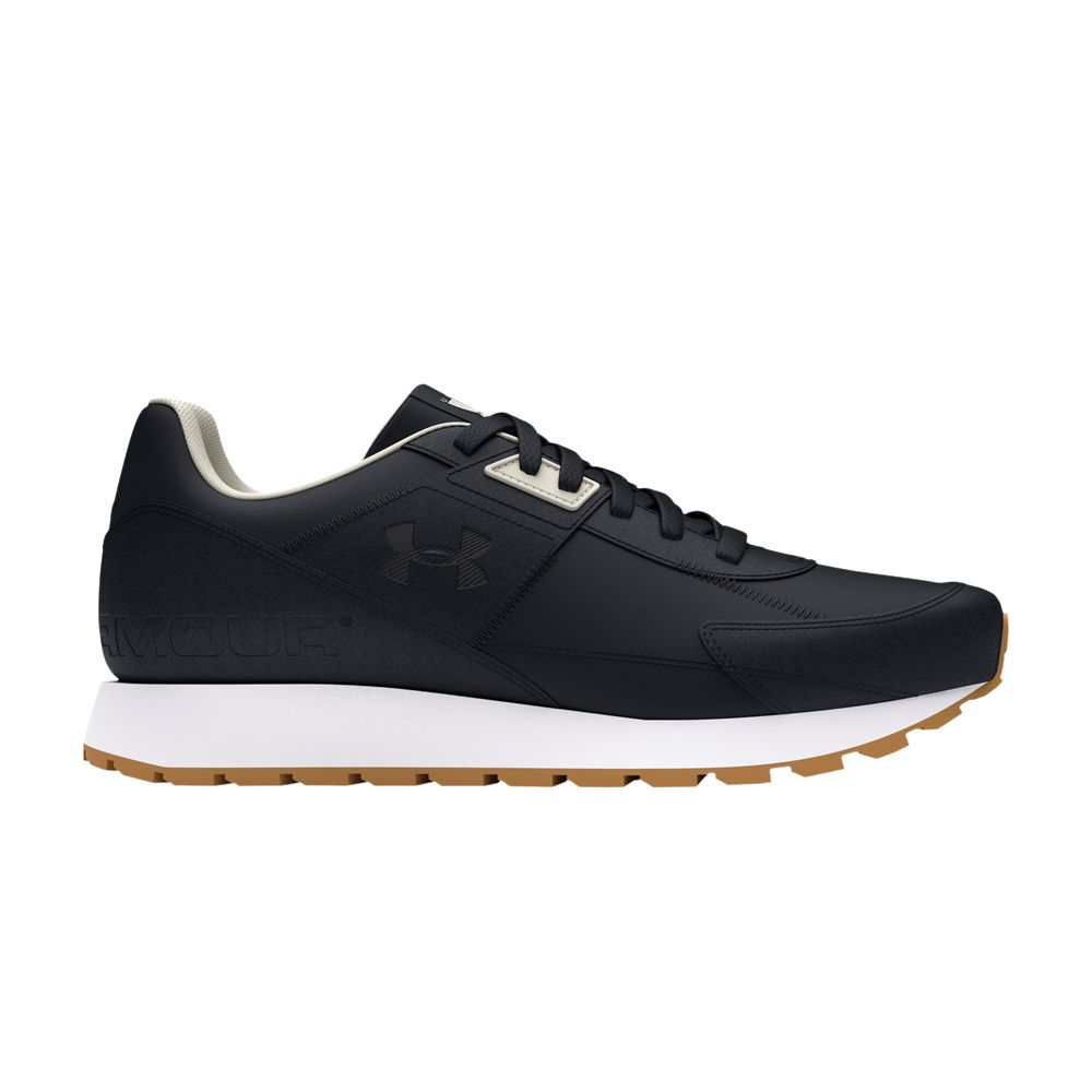 Pre-owned Under Armour Wmns Essential Runner 'black White Quartz'
