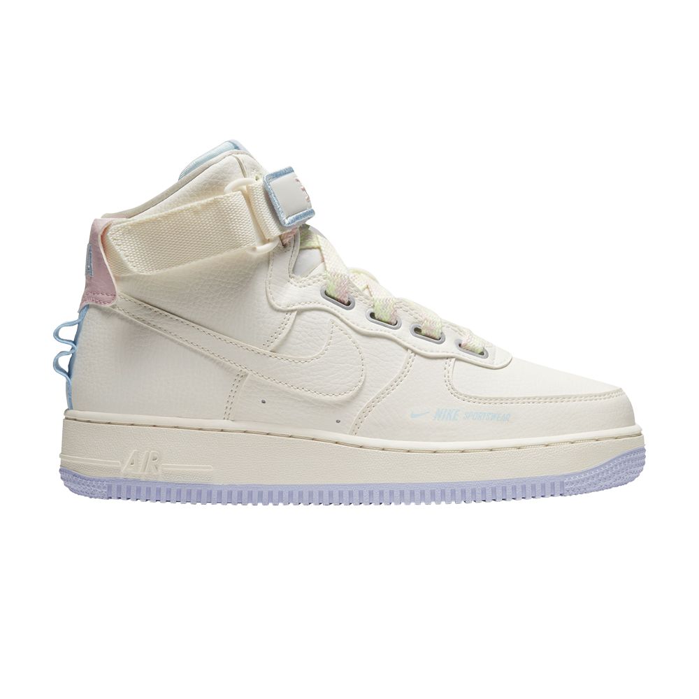 Pre-owned Nike Wmns Air Force 1 High Utility 'force Is Female - Sail' In Cream
