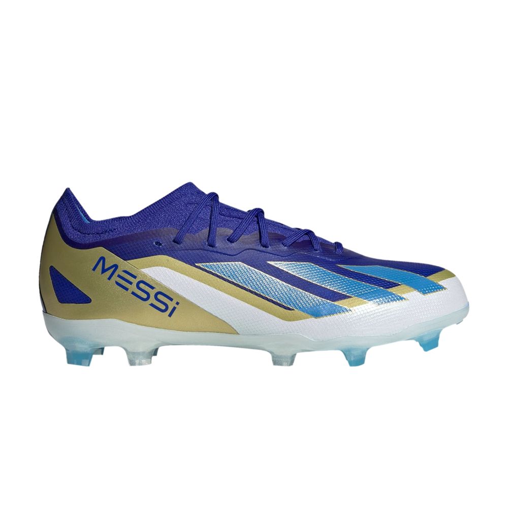 adidas X Crazyfast Messi Elite FG J 'Spark Gen10s' | Blue | Kid's Size 10.5
