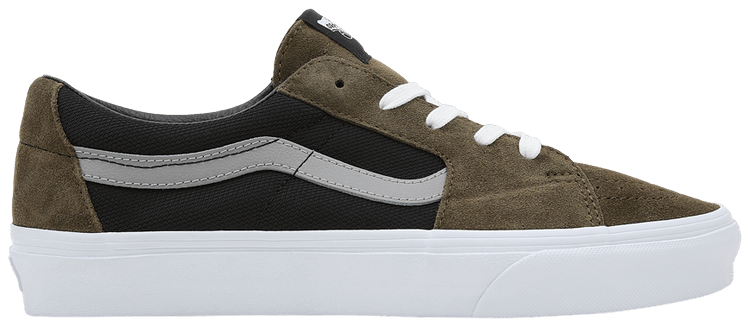 VANS★SK8-LOW★兼用★2-TONE OLIVE/BLACK New Vans Sk8-Low 2-Tone Olive/Black Sneakers Low-Top Shoes
