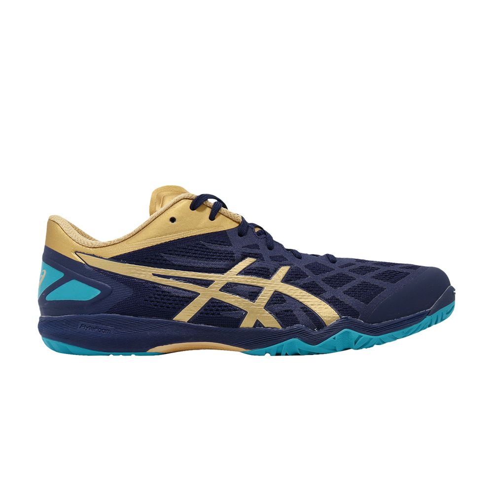 ASICS Attack Dominate FF 2 'Peacoat Pure Gold' | Blue | Men's Size 8.5