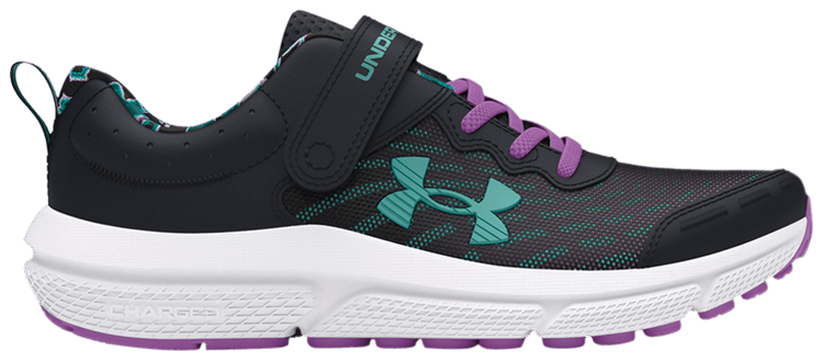 Under Armour Assert 10 Printed PS Black Provence Purple