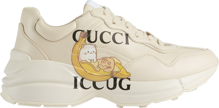 Bananya x Gucci Wmns Rhyton Ivory