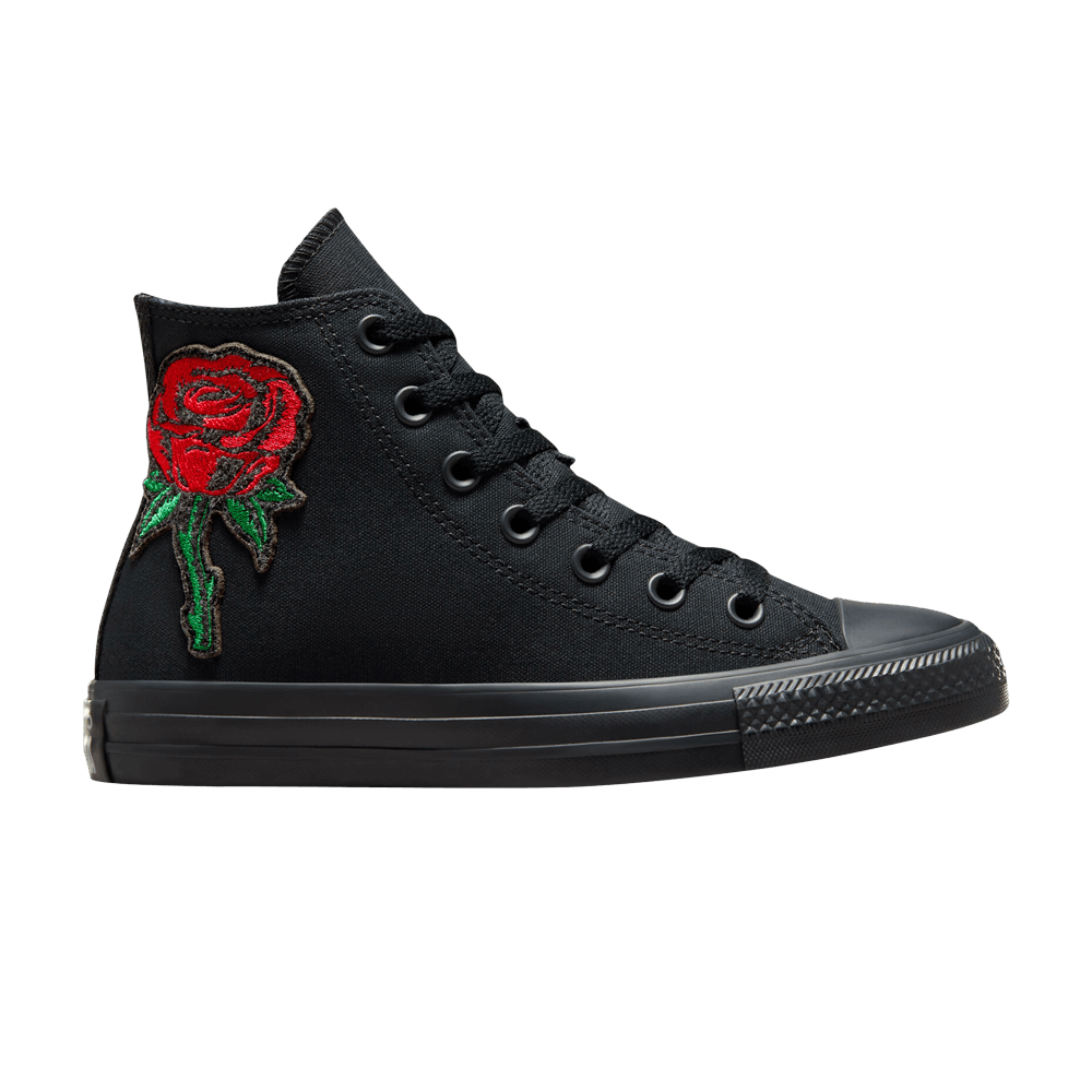 converse black and rose gold