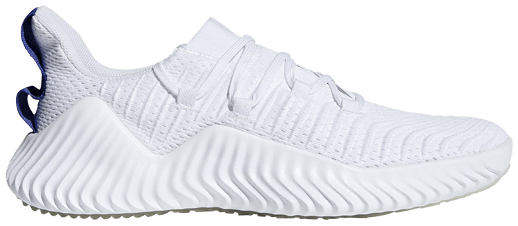 Buy Alphabounce Trainer White Active Blue BB8085 GOAT UK