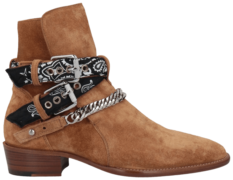 Amiri Wmns Bandana Buckle Boot Brown Black