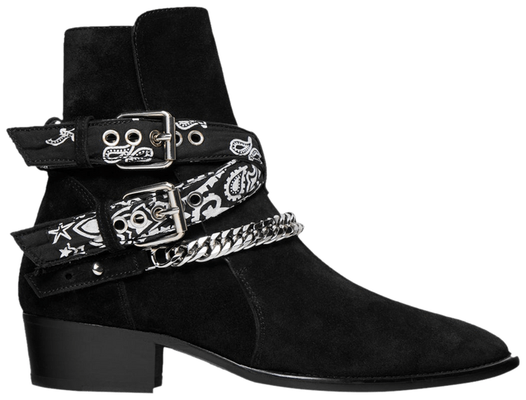 Amiri Bandana Buckle Boot 'Black'