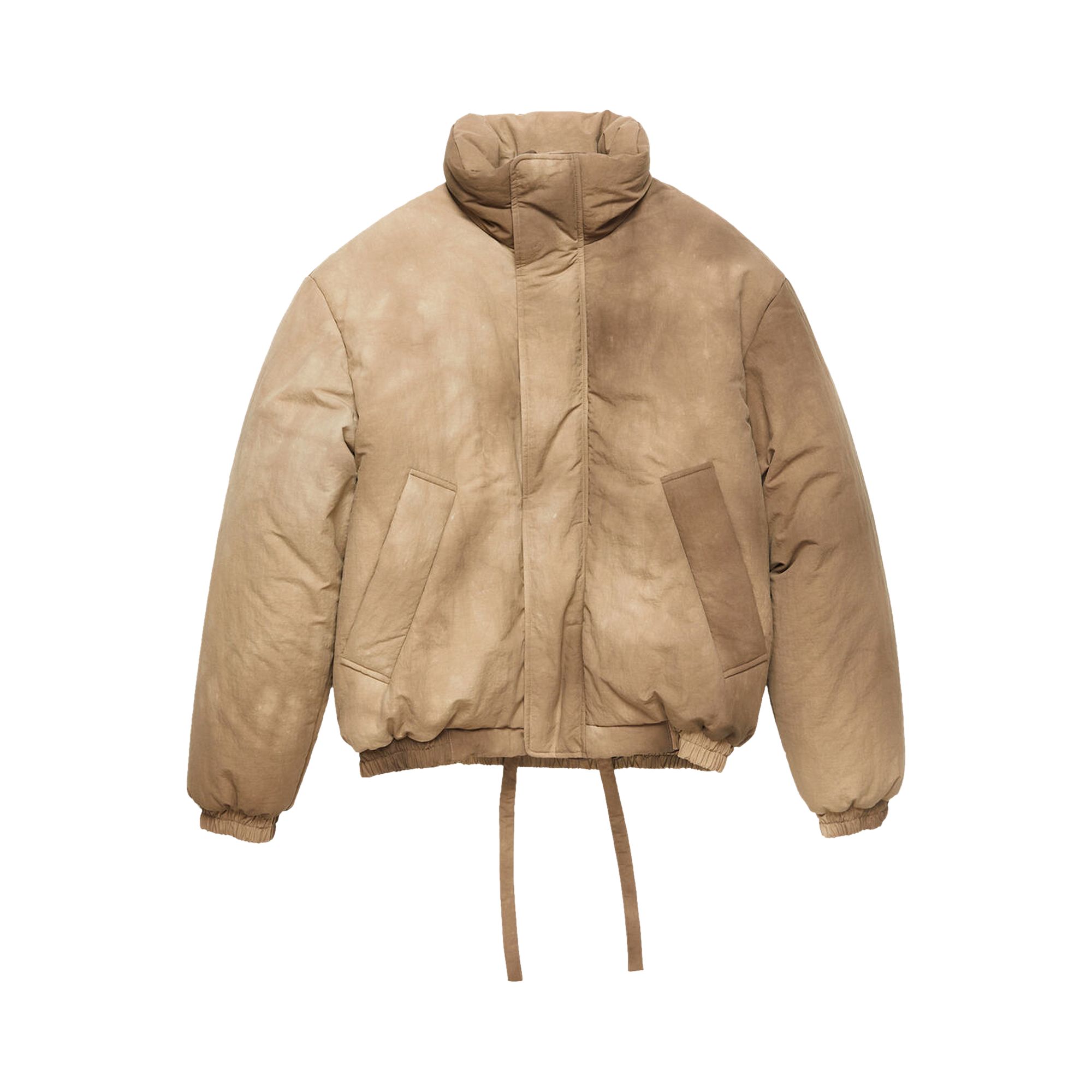 Pre-owned Acne Studios Dyed Puffer Jacket 'camel Beige' | Brown | Men's Size 52