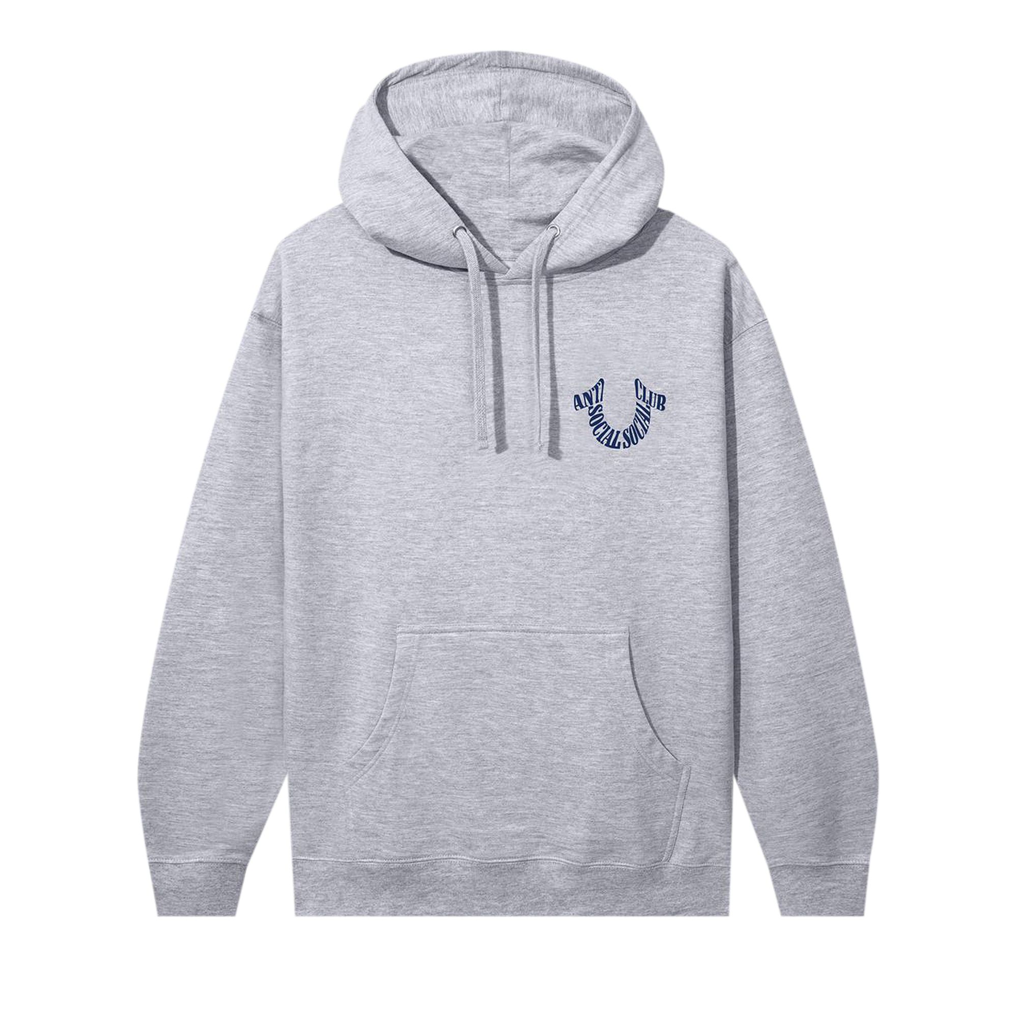 Pre-owned Anti Social Social Club X True Religion Anti-truth Premium Heavyweight Hoodie 'grey' | Men's Size Xl