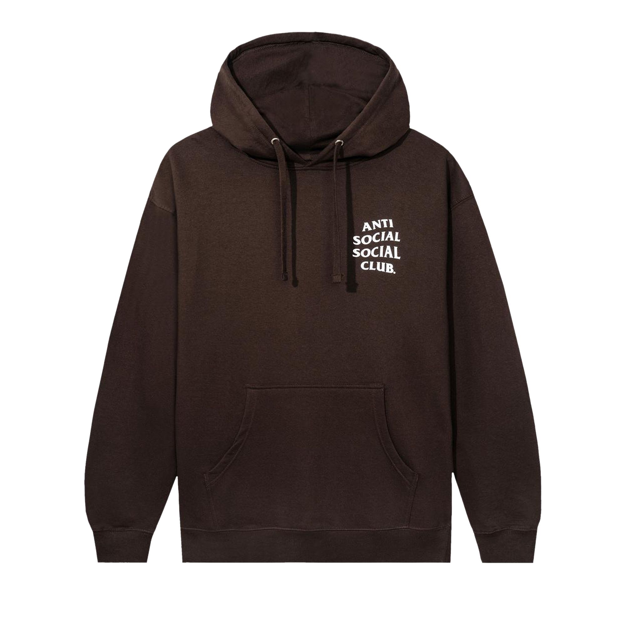 Pre-owned Anti Social Social Club Mind Games Hoodie 'brown' | Men's Size Xl