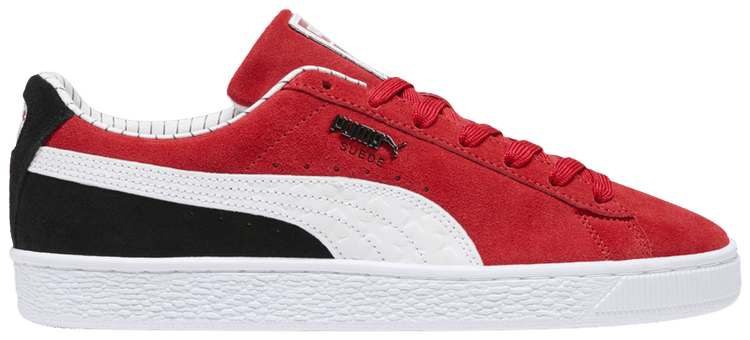 Puma suede classic red black top